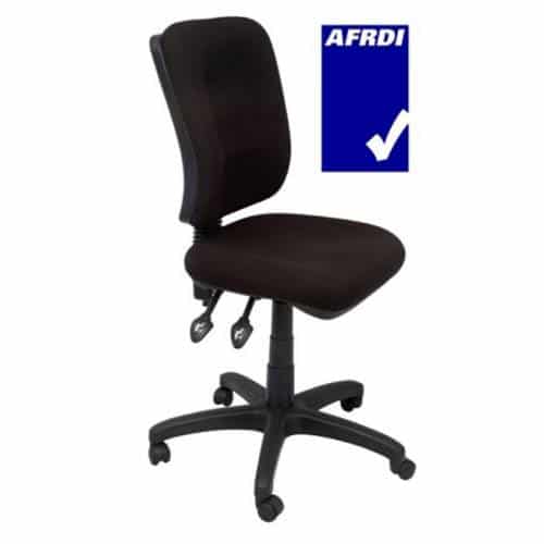 Pip High Back Chair, Black Fabric
