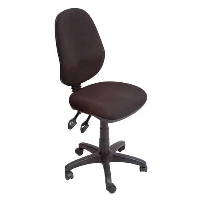 Stradbroke High Back Chair Black Fabric