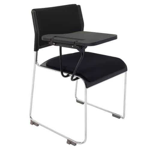 Tina Chair with Seat and Back Pad and Tablet Arm