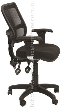 Stradbroke High Mesh Back Task Chair - with Arms