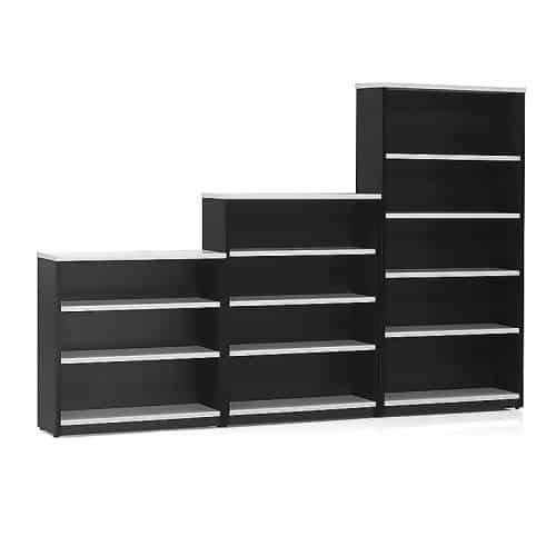 Black and White Bookcase Range