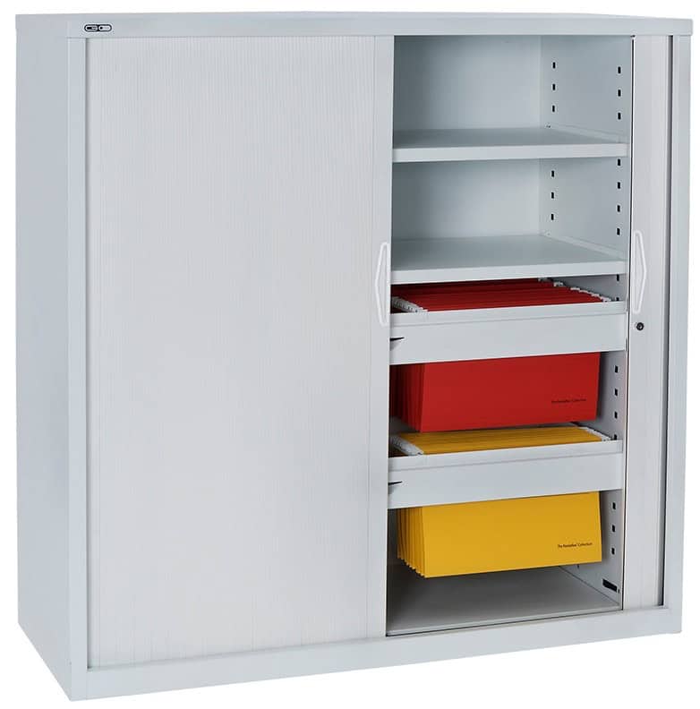 Metal tambour cabinet discount