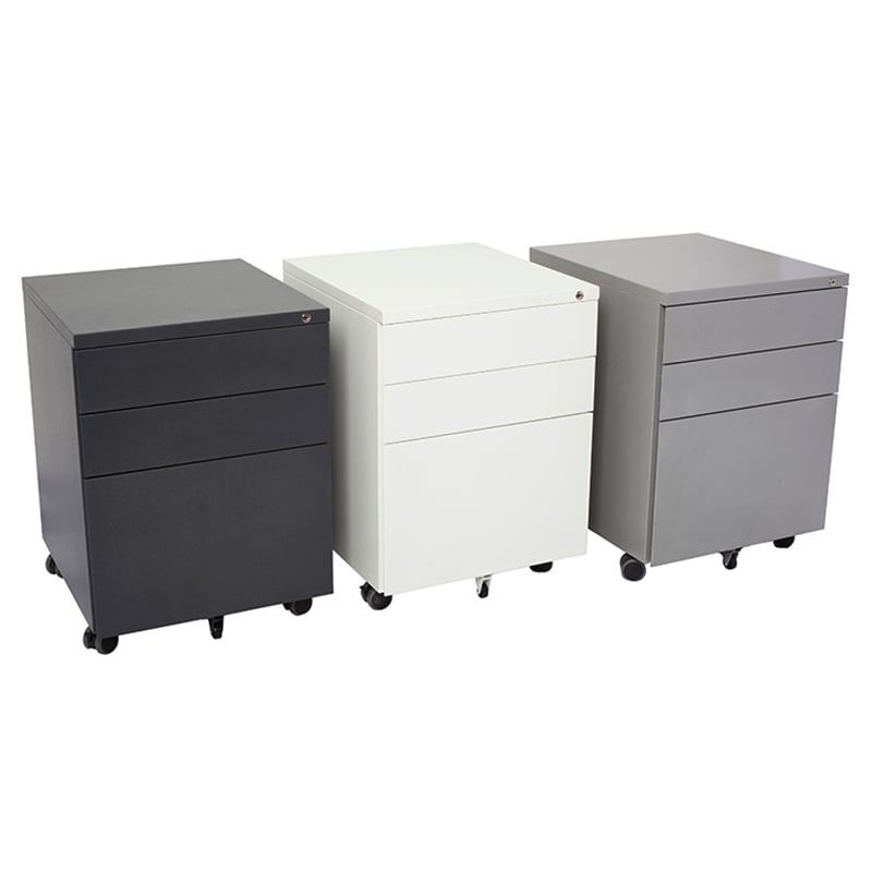 Super Strong Metal Mobile Drawer Unit Fast Office Furniture