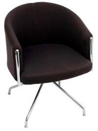 Jordy Chair, Charcoal Fabric