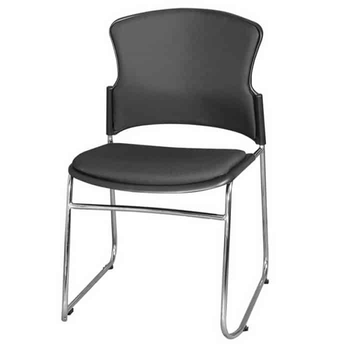 Fast Office Furniture - Plural Visitor Chair with Upholstered Seat and Back Pads
