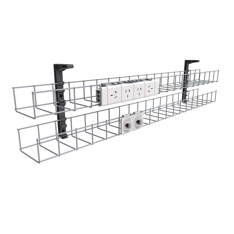 Energy Two Tier Under Desk Cable Basket Fast Office Furniture
