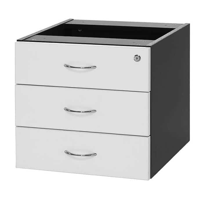 Chill Fixed Drawer Unit - 3 Personal Drawers