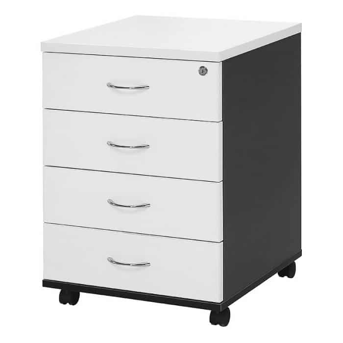Chill Mobile Drawer Unit - 4 Personal Drawers