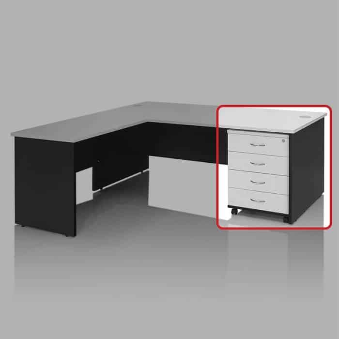 Chill Mobile Drawer Unit with 4 Personal Drawers in Situ