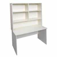 Function Student Desk and Hutch Package Natural White Colour