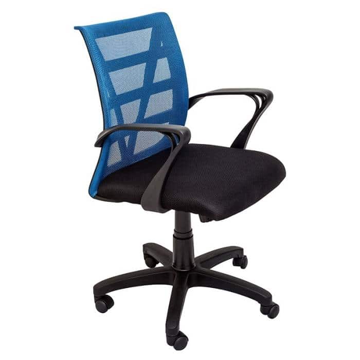 Levi Chair, Blue Mesh Back