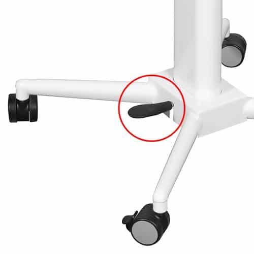 Lift Height Adjustable Table, Foot Peddle Detail