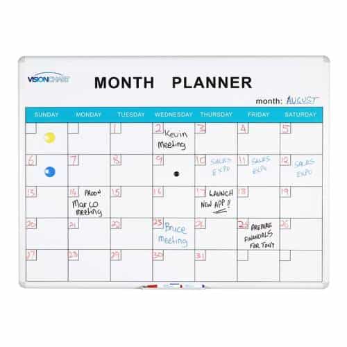 Monthly Planner White Board