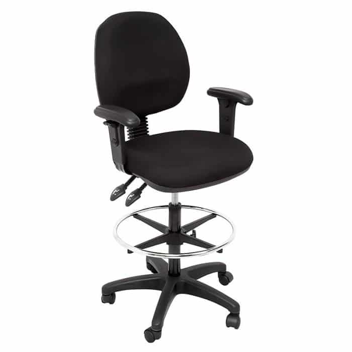 Stradbroke Medium Back Drafting Chair with Arms