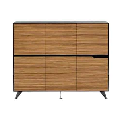 Milana 6 Door Cabinet, Large. 1855mm W x 425mm D x 1550mm H
