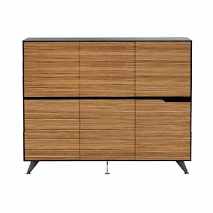 Milana 6 Door Cabinet, Large. 1855mm W x 425mm D x 1550mm H