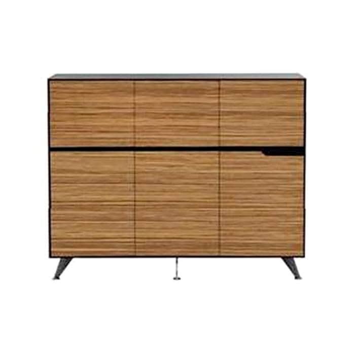 Milana 6 Door Cabinet, Small,1855mm W x 425mm D x 1250mm H