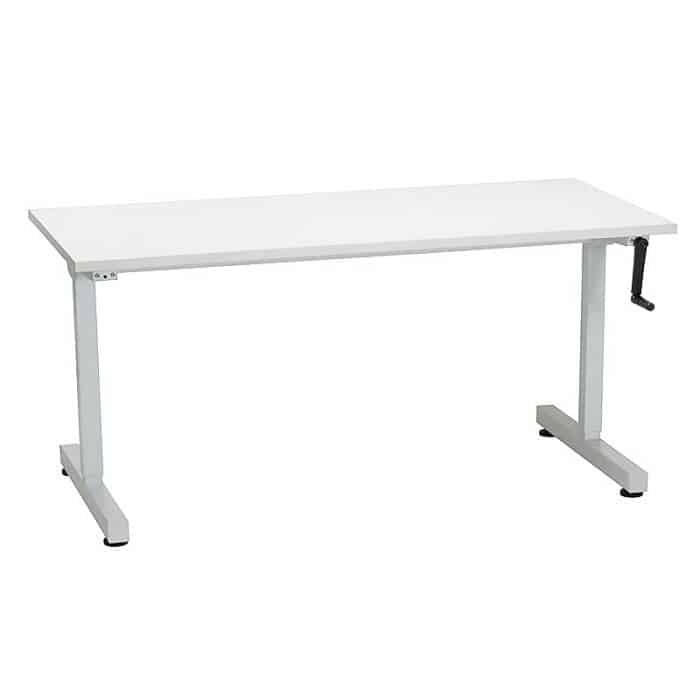 Tegan Manual Height Adjustable Desk | 1800mm Standing Desk