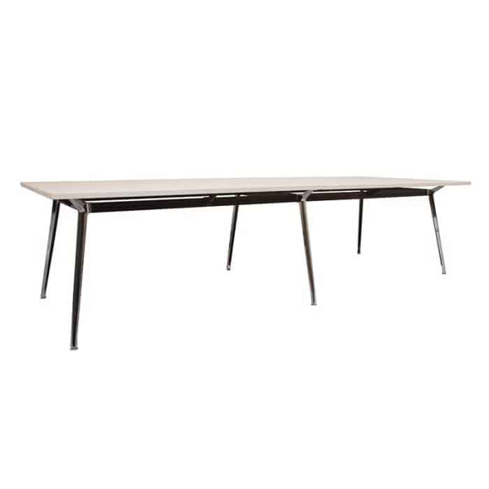 Stephanie Meeting Table, 3200mm x 1200mm, Natural White Table Top