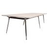 Stephanie Meeting Table, 3200mm x 1200mm, Natural White Table Top, Angle View