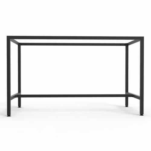 Jordan Steel High Bar Table Frame - No Top, Side View