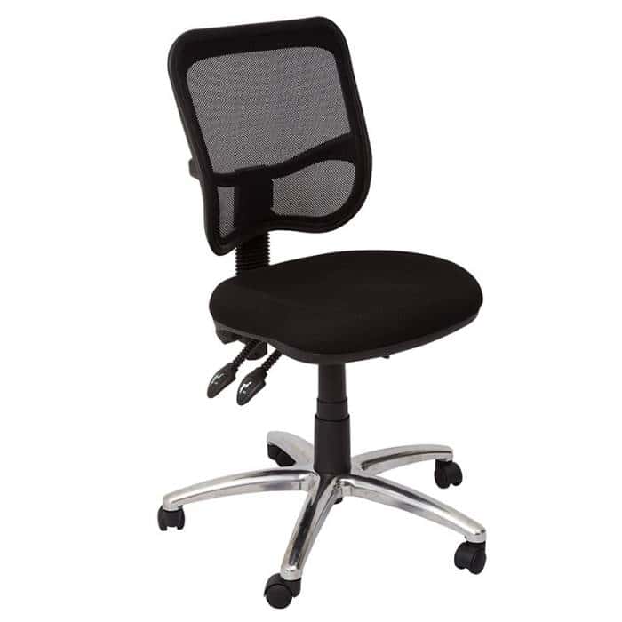 Stradbroke High Back Mesh Chair with Polished Alloy Base