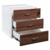 Aspect Fixed Drawer Unit, 3 Personal Drawers, Open