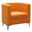 Evia Tub Chair, Orange