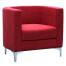 Evia Tub Chair, Red