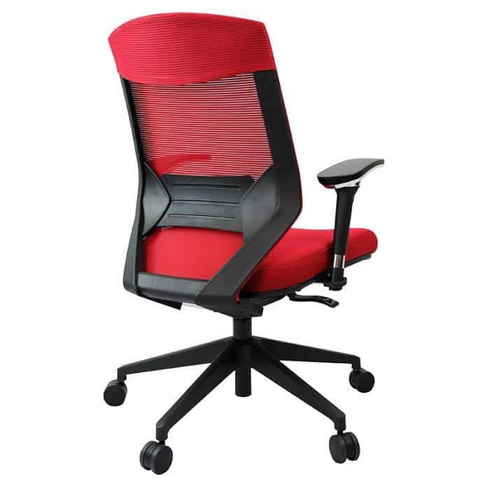 Lara Chair, Red, Rear View