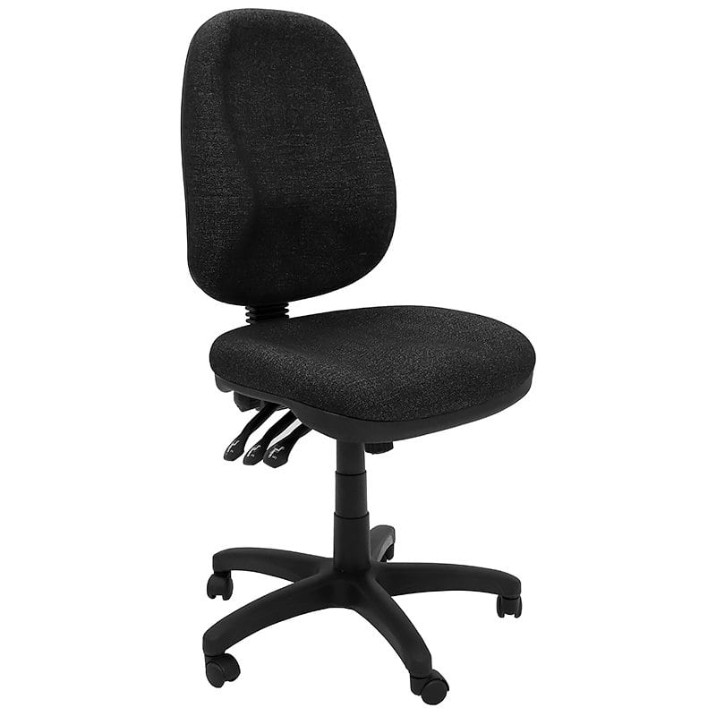 Coochie Task Chair Heavy Duty High Back Fabric 150kg User Weight Rating