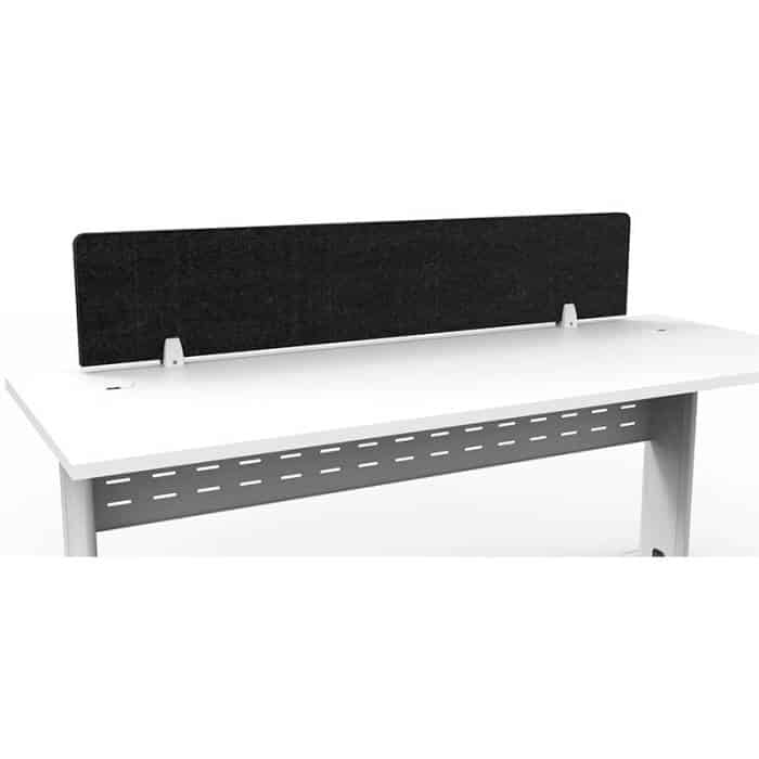 Integral Desk Mount Desk Divider