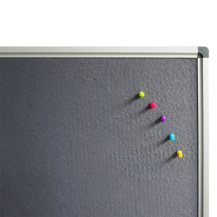 Pin Board, Grey, Frame Detail