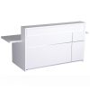 Rylee Reception Desk, Angle View