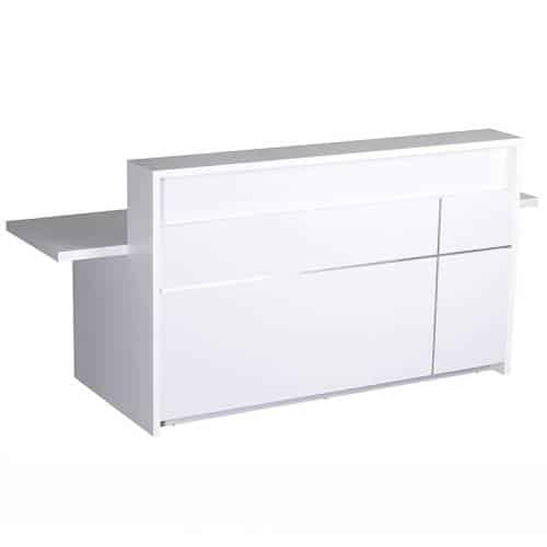 Rylee Reception Desk, Angle View