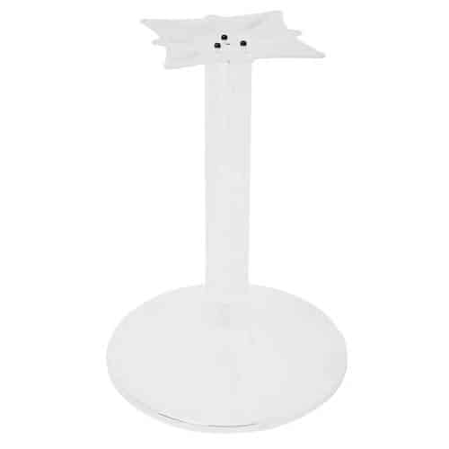 Stacey Round Meeting Table White Base