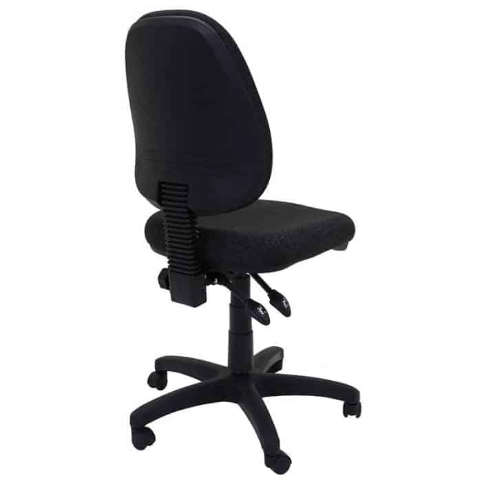 Yarrhi Chair, Charcoal Fabric, Rear View