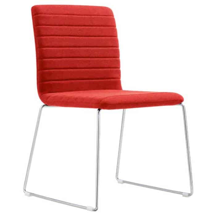 Liri Chair, Red Fabric