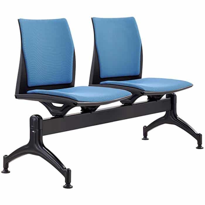 Neo 2 Seater Beam Seat with Optional Upholstered Seat and Back Pads