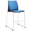 Neo Bar Stool with Optional Upholstered Seat and Back Pads