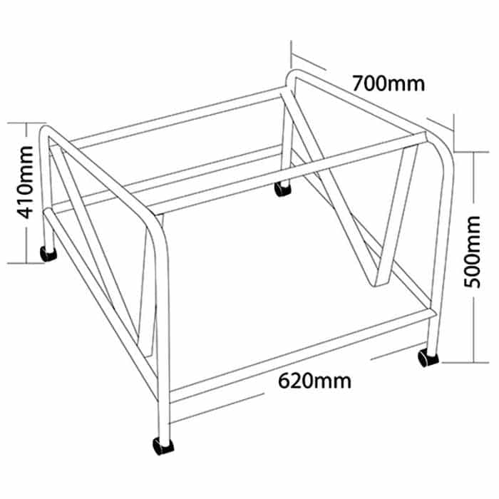 Neo Chair Trolley, Dimensions