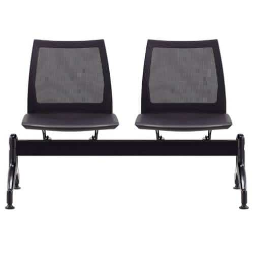 Neo Mesh Back 2 Seater Beam Seat, Front View