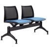 Neo Mesh Back 2 Seater Beam Seat with Optional Upholstered Seat Pads