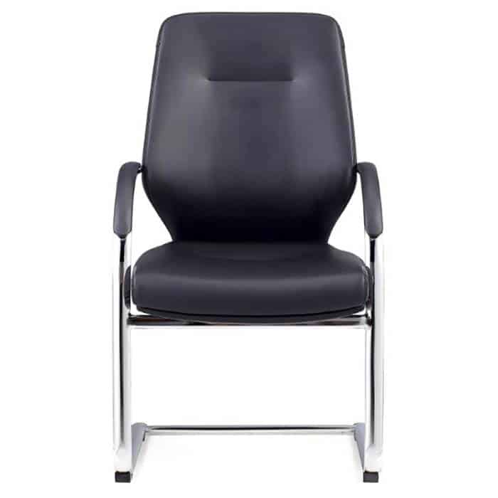 Boston Cantilever Visitor Chair, Front View