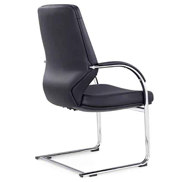 Boston Cantilever Visitor Chair, Rear View