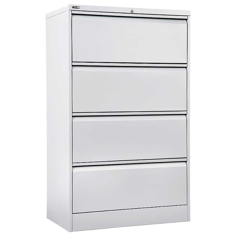 Super Strong Lateral File Drawer Unit Metal Four Drawer
