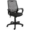 Carla Office Chair, Black Vinyl