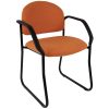 Keppel Sled Frame Visitor Chair with Arms