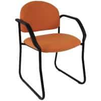 Keppel Sled Frame Visitor Chair with Arms