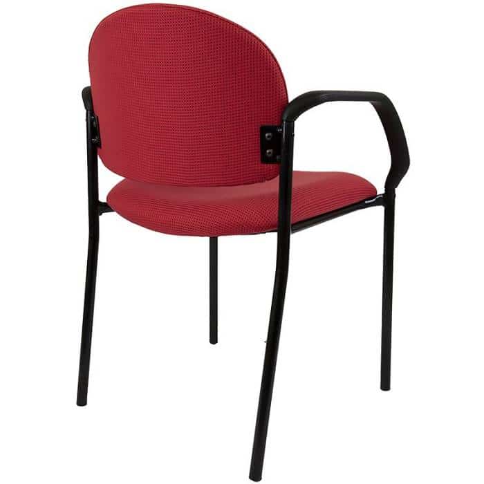 Keppel Visitor Chair with Arms, Rear View